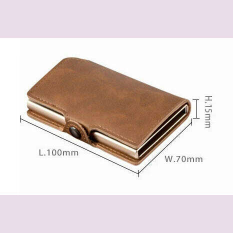 Mens Slim Wallet with Money Clip Pop up RFID Blocking Credit Card Holder Minimalist Wallet for Men - KIMLUD