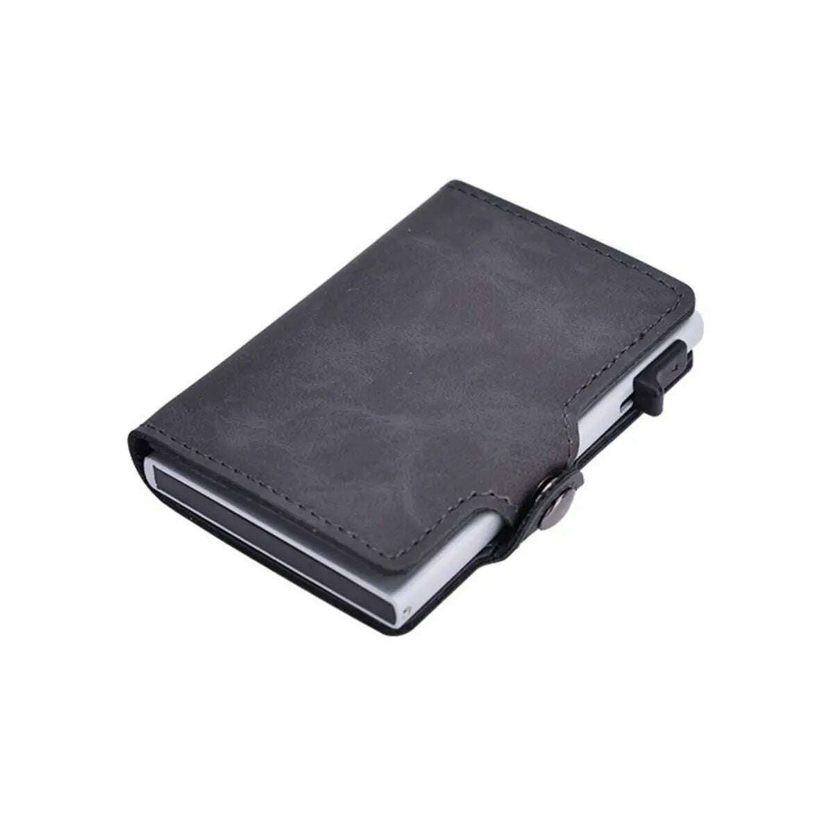 Mens Slim Wallet with Money Clip Pop up RFID Blocking Credit Card Holder Minimalist Wallet for Men - KIMLUD