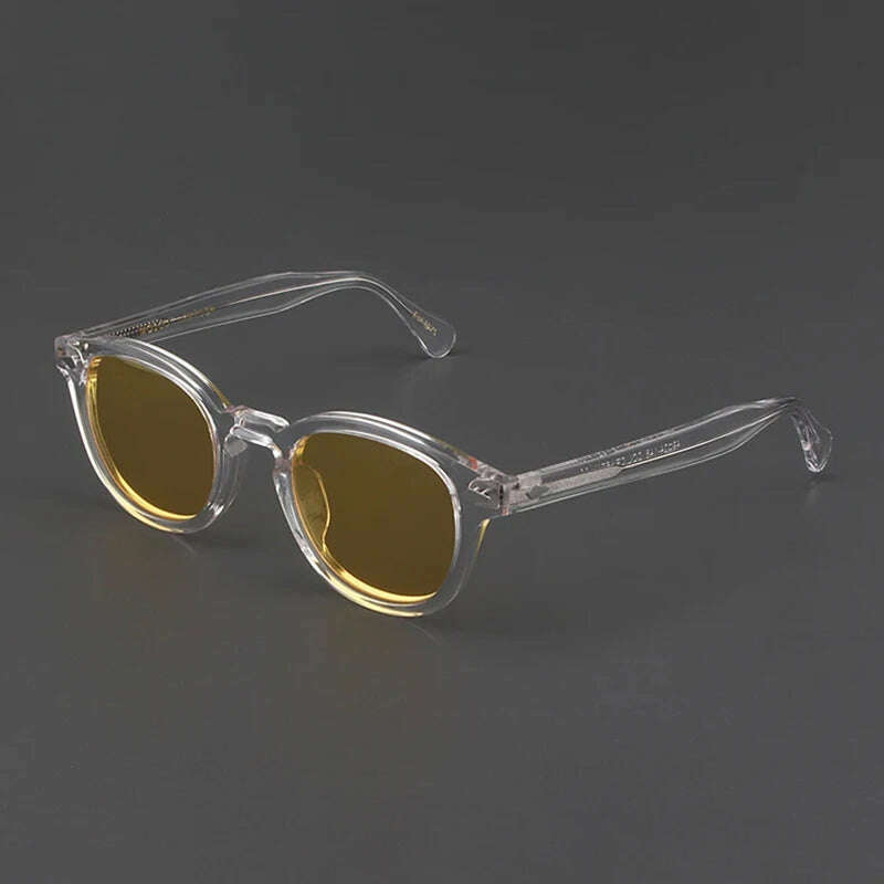 Men's Sunglasses Lemtosh Woman Johnny Depp Polarized Sun Glasses Acetate Frame Luxury Brand Vintage Driver's Shade - KIMLUD