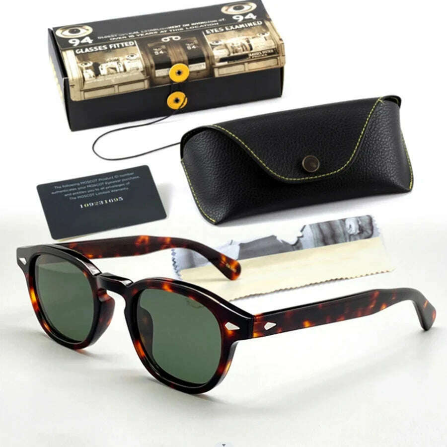 Men's Sunglasses Lemtosh Woman Johnny Depp Polarized Sun Glasses Acetate Frame Luxury Brand Vintage Driver's Shade - KIMLUD