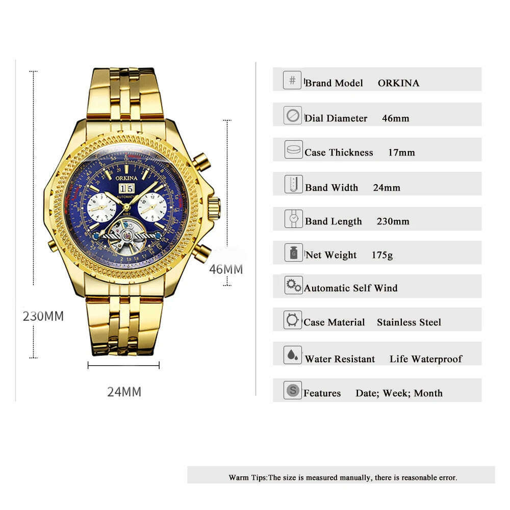 KIMLUD, MGORKINA Mechanic Watch Top Brand Luxury Mens Watches Automatic Luxury Watch Men Sport Wristwatch Mens Reloj Hombre Tourbillon, KIMLUD Womens Clothes