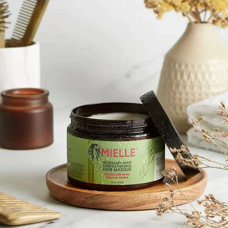 KIMLUD, Mielle Original Hair Growth Essential Oil Rosemary Mint Hair Strengthening Nourishing Treatment for Split Ends and Dry Hair Mask, KIMLUD Womens Clothes