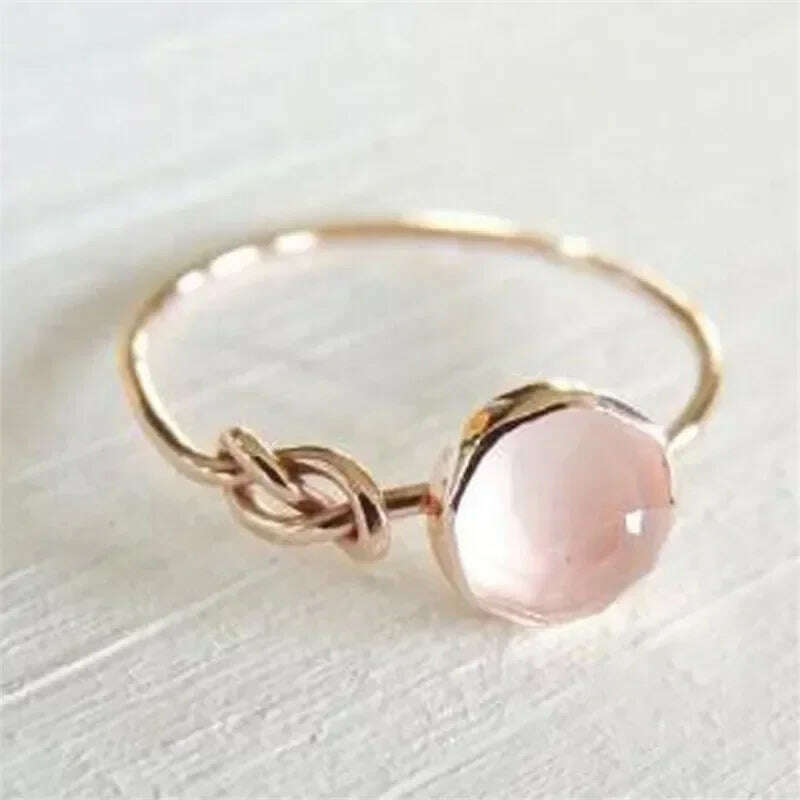 KIMLUD, Milangirl Large Oval Fire Opal Rings for Women Fashion Jewelry White Moonstone Bright Color S for Women Wedding Engagement, 6 / F064, KIMLUD APPAREL - Womens Clothes