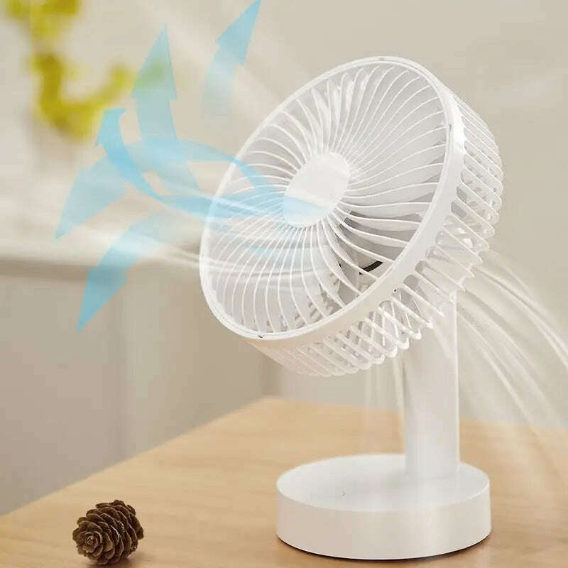 Mini USB Table Fan 4 Speeds Portable Desktop Table Cooling Fan Powered by USB Strong Wind Kipas USB Desk Fan - KIMLUD