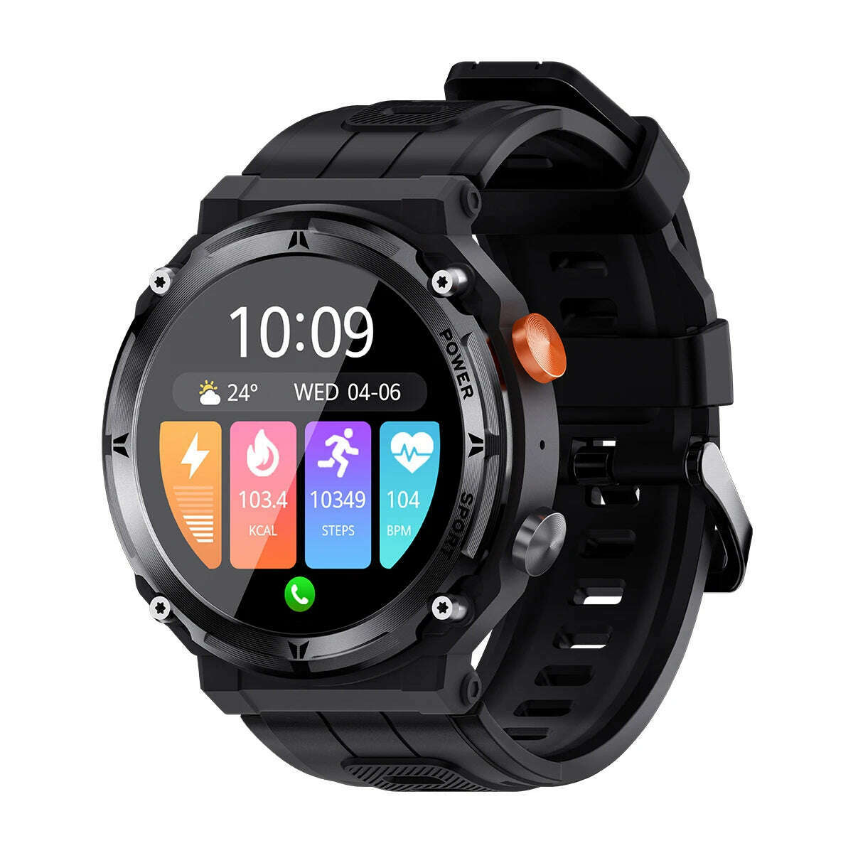 KIMLUD, MISIRUN C21Pro Smart Watch Men Outdoor Sport Smartwatch BT Call Voice Assistant Watch Heart Rate Monitor Waterproof Wristwatch, KIMLUD Womens Clothes