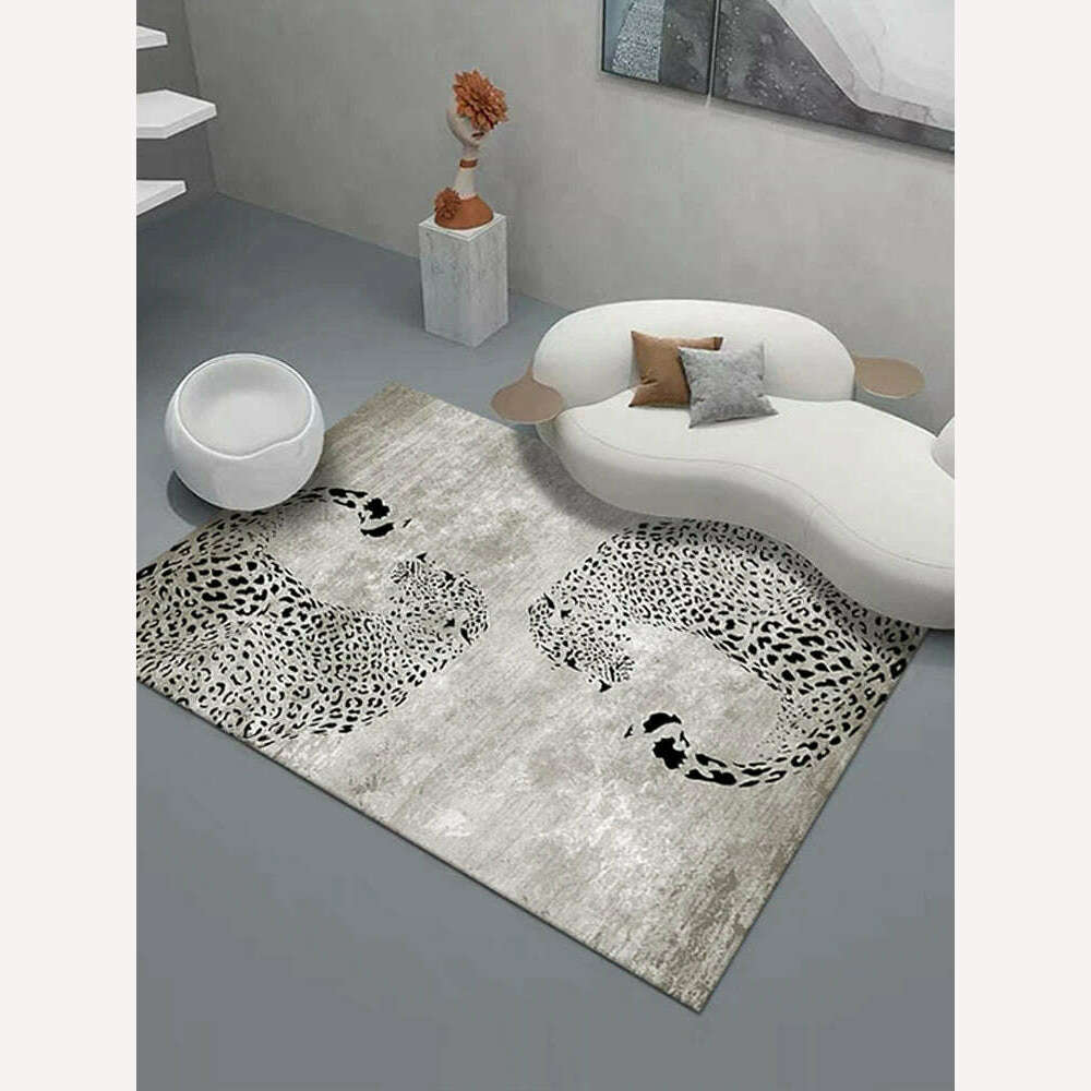 KIMLUD, Modern Art Rug Large Area Living Room Rug Luxury Comfortable Refreshing Bedroom Rugs Home Decoration Carpet Coffee Table Carpets, KIMLUD Womens Clothes