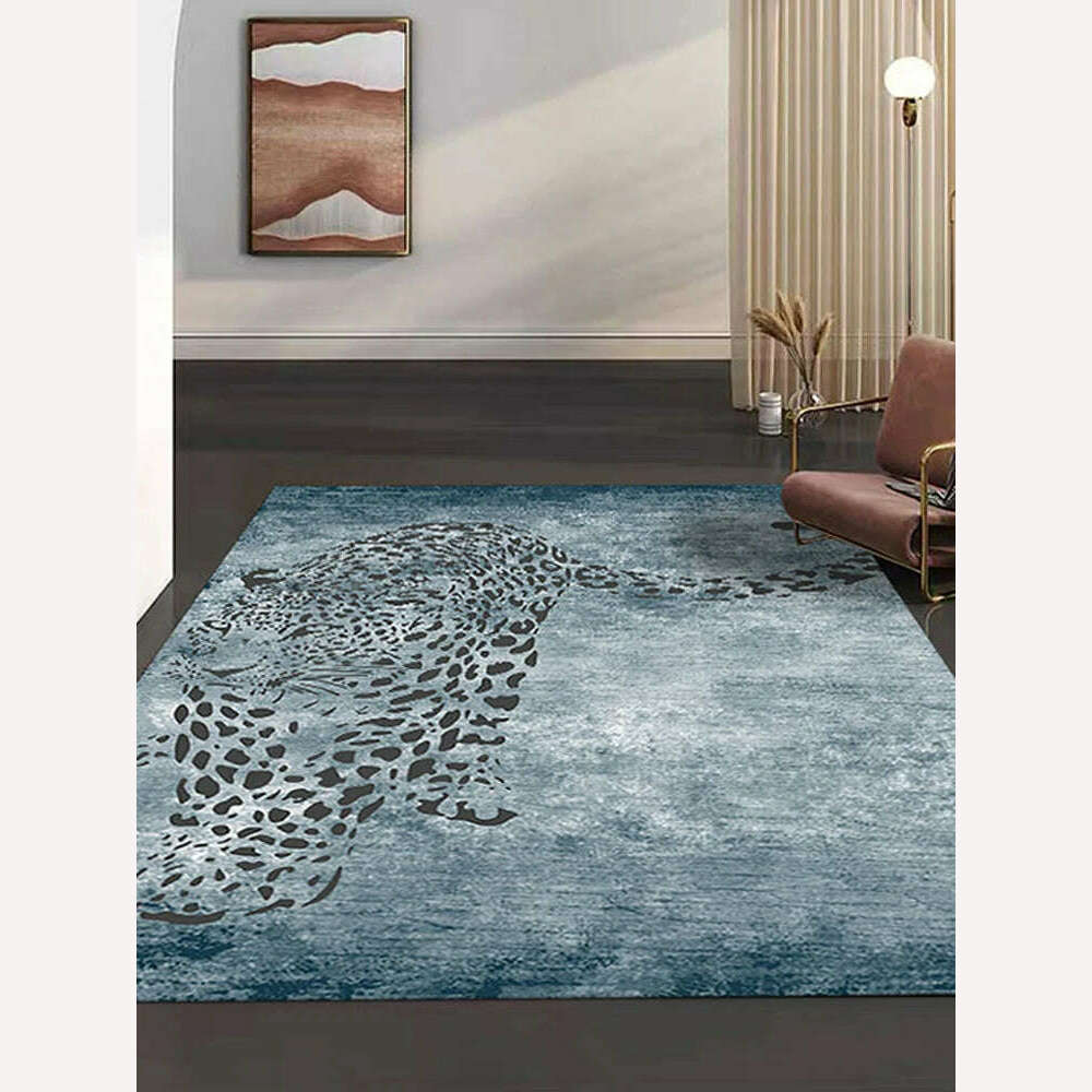 KIMLUD, Modern Art Rug Large Area Living Room Rug Luxury Comfortable Refreshing Bedroom Rugs Home Decoration Carpet Coffee Table Carpets, KIMLUD Womens Clothes
