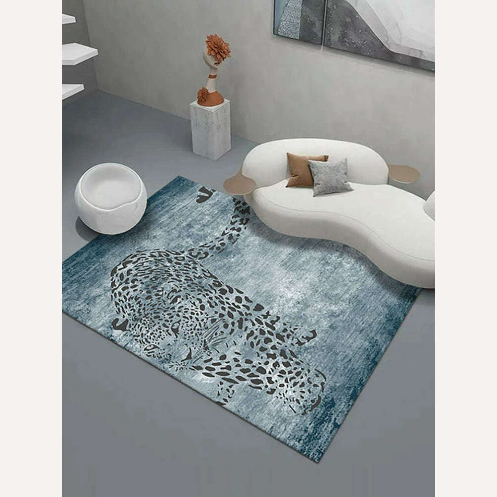 KIMLUD, Modern Art Rug Large Area Living Room Rug Luxury Comfortable Refreshing Bedroom Rugs Home Decoration Carpet Coffee Table Carpets, KIMLUD Womens Clothes