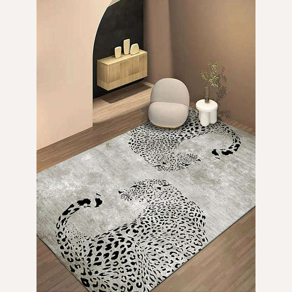 KIMLUD, Modern Art Rug Large Area Living Room Rug Luxury Comfortable Refreshing Bedroom Rugs Home Decoration Carpet Coffee Table Carpets, KIMLUD Womens Clothes