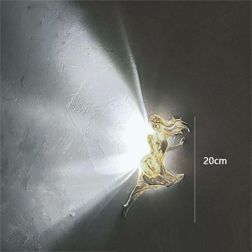 Modern Home Decoration Projector Wall Lamp 3D Print Resin Creative Anime Sconce Light Owl Eagle Corridor Atmosphere Night Lustre - KIMLUD