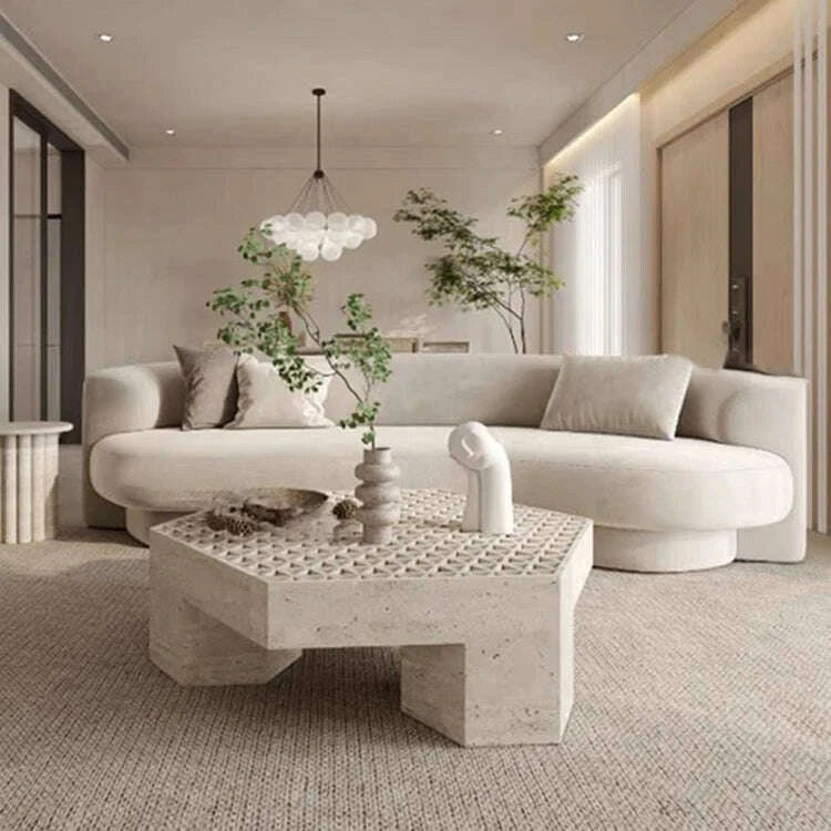 #Modern Living Room Sofa Furniture Round Velvet Couches Semi Circle Sectional Sofas Luxury Curevd Sofa Set