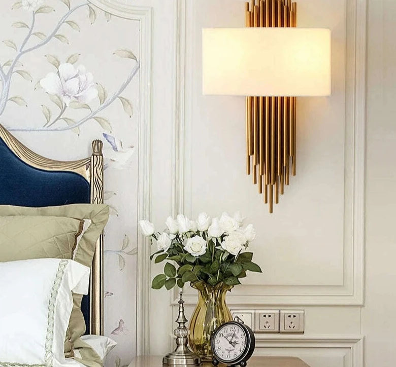 KIMLUD, Modern Wall Lamps For Home Lighting E14 Stairs LED Light lampara de pared Bedroom Living room Corridor luminaria de parede, KIMLUD Womens Clothes