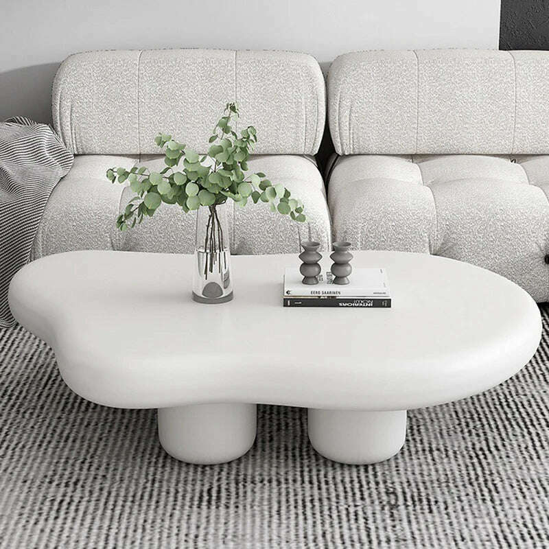 KIMLUD, Modern Wood Coffee Tables Japanese Living Room White Console Floor Desk Sofa Dining Tables Couch Mesa De Centro Nordic Furniture, KIMLUD Women's Clothes