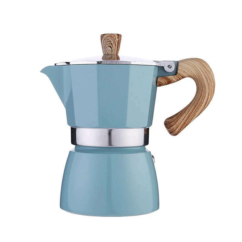 KIMLUD, Moka Pot Italian Coffee Machine Espresso Aluminum Geyser Coffee Maker Kettle Latte Stove Classic Coffee Barista Tools 150/300ml, KIMLUD Womens Clothes