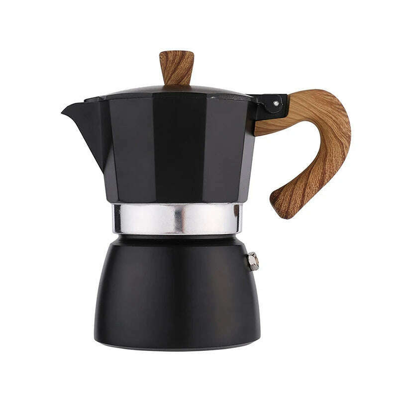 KIMLUD, Moka Pot Italian Coffee Machine Espresso Aluminum Geyser Coffee Maker Kettle Latte Stove Classic Coffee Barista Tools 150/300ml, KIMLUD Womens Clothes