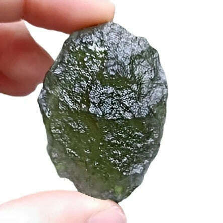 KIMLUD, Moldavite Natural Czech Meteorite Impact Glass Rough Stone Crystal Energy Stone, 10-15G, KIMLUD APPAREL - Womens Clothes