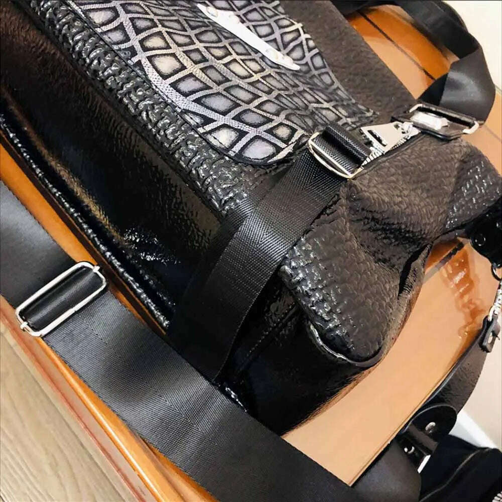 Multi-pockets Women Handbag Fashion Genuine Leather Shoulder Crossbody Bag 2022 Female Oversized Luxury Brand Designer Tote Bags - KIMLUD