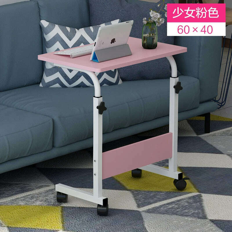 Multifunction Lift Removable Bedside Table Home Laptop Table Bedroom Lazy Table Bed Writing Desk Minimalist Desk Table, 8, KIMLUD Women's Clothes