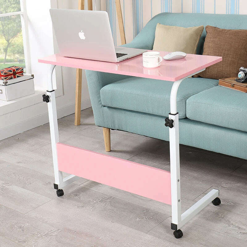 KIMLUD, Multifunction Lift Removable Bedside Table Home Laptop Table Bedroom Lazy Table Bed Writing Desk Minimalist Desk Table, KIMLUD Womens Clothes