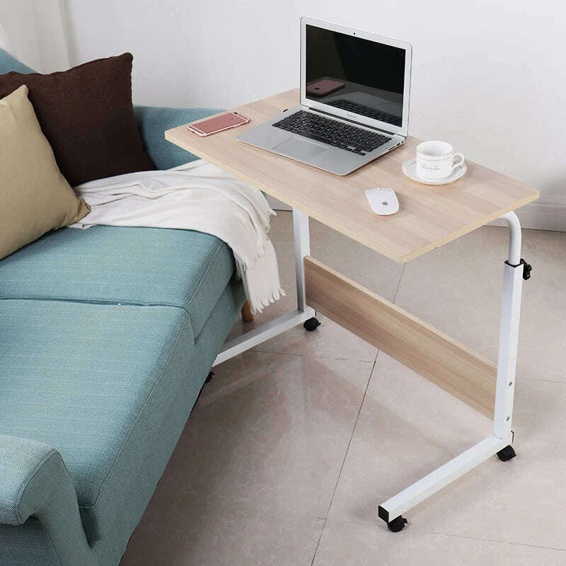 KIMLUD, Multifunction Lift Removable Bedside Table Home Laptop Table Bedroom Lazy Table Bed Writing Desk Minimalist Desk Table, KIMLUD Womens Clothes