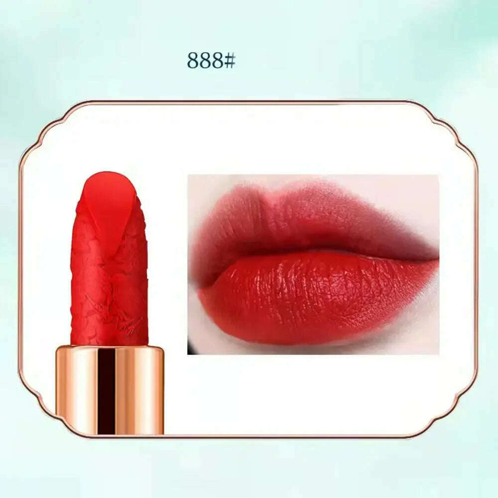 KIMLUD, Mushroom Head Lipstick Creative Matte Mist Black Tube Lip Gloss Long Lasting Non-Stick Cup Lip Cosmetics Funny Prank Friend Gift, D, KIMLUD APPAREL - Womens Clothes