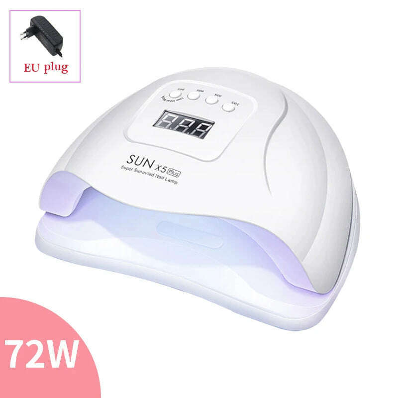 Nail Dryer LED Nail Lamp UV Lamp for Curing All Gel Nail Polish With Motion Sensing Manicure Pedicure Salon Tool - KIMLUD