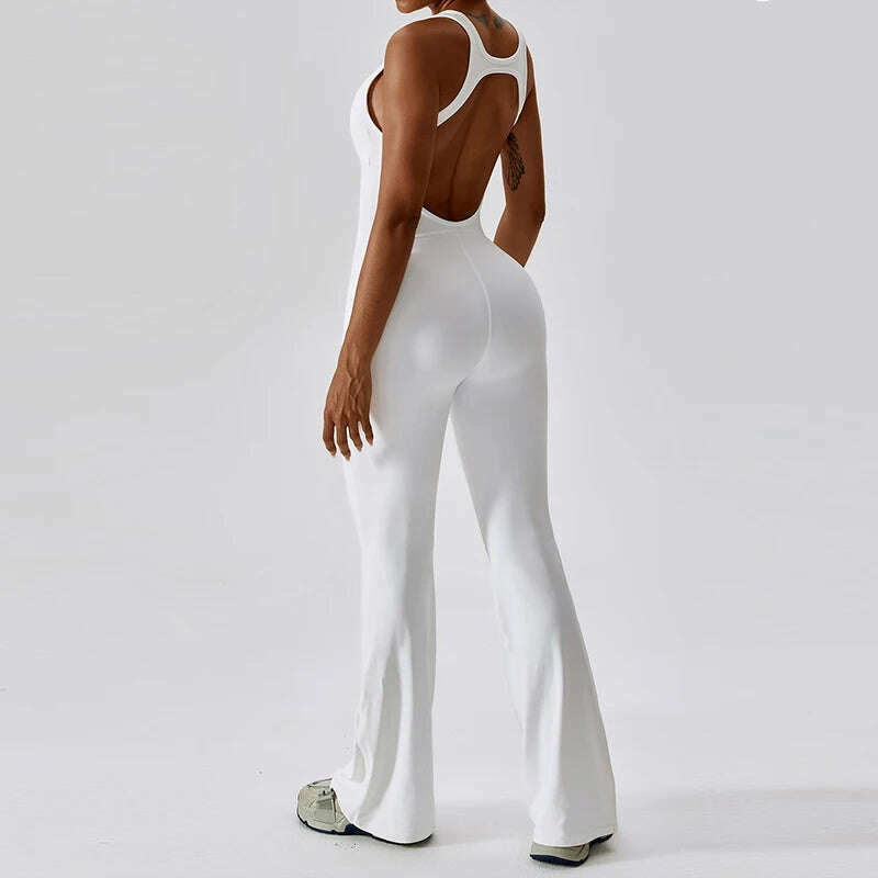 Naked Feeling Gym Set Women Training Yoga Suit Sportswear Women Sports Jumpsuit Fitness Rompers Stretch Female Workout Bodysuits - KIMLUD