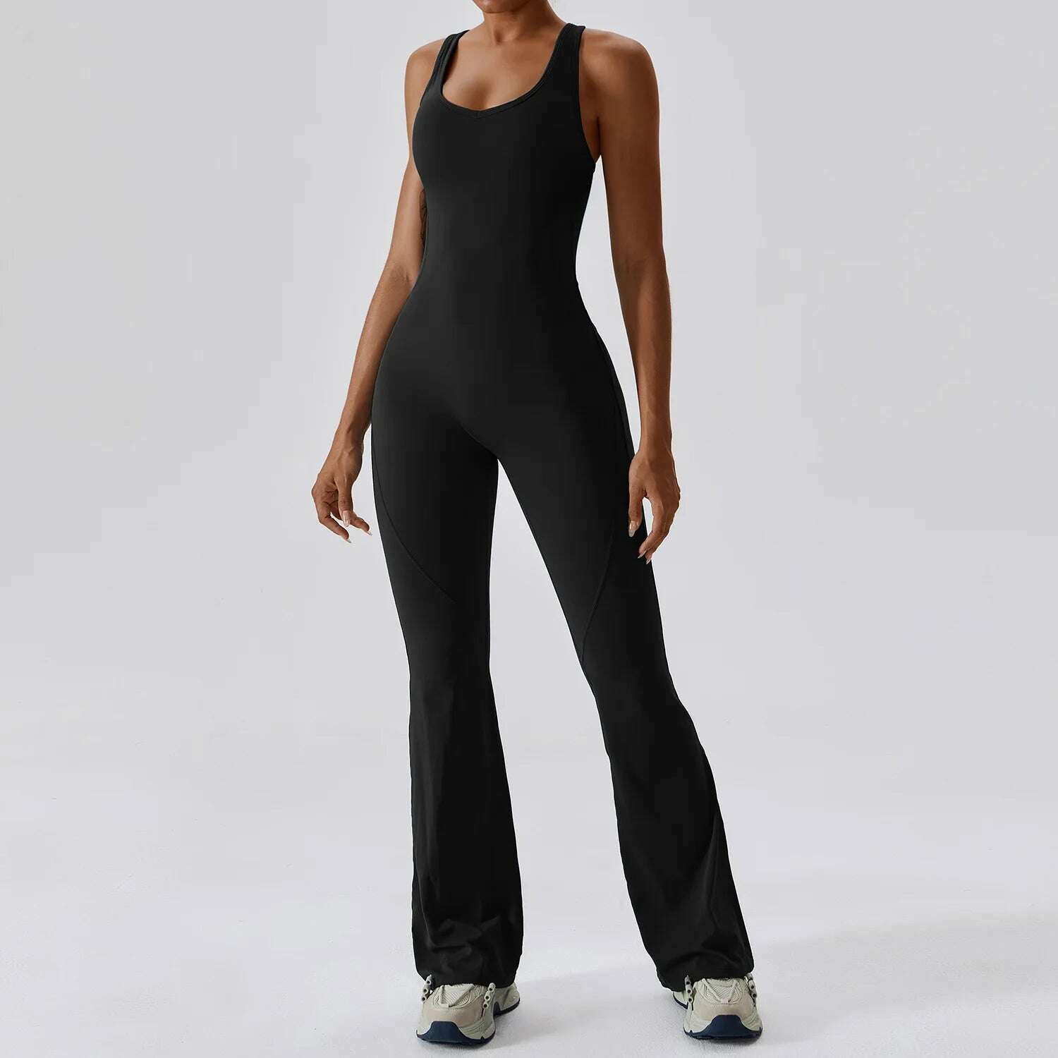 Naked Feeling Gym Set Women Training Yoga Suit Sportswear Women Sports Jumpsuit Fitness Rompers Stretch Female Workout Bodysuits - KIMLUD