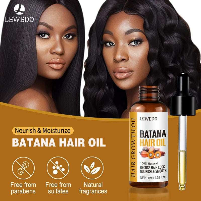 Natural 100% Pure Batana Oil For Hair Growth Batana Oil Butter Hair Mask From Honduras Hair Loss Treatment For Black Men & Women - KIMLUD