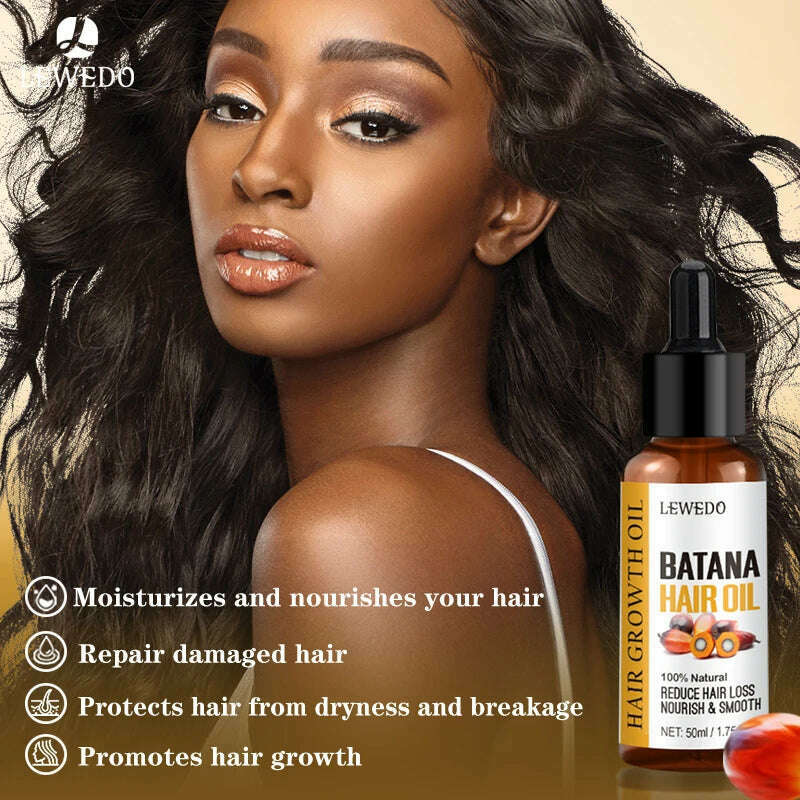 Natural 100% Pure Batana Oil For Hair Growth Batana Oil Butter Hair Mask From Honduras Hair Loss Treatment For Black Men & Women - KIMLUD