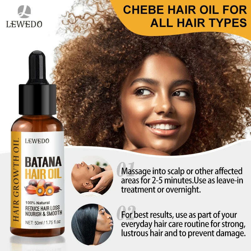 Natural 100% Pure Batana Oil For Hair Growth Batana Oil Butter Hair Mask From Honduras Hair Loss Treatment For Black Men & Women - KIMLUD