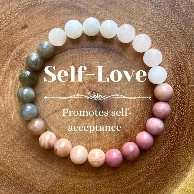 Natural Amethyst Body-purify Slimming Bracelet Stone Energy Yoga Bracelets for Women Weight Loss Bracelet Fatigue Relief Healing - KIMLUD