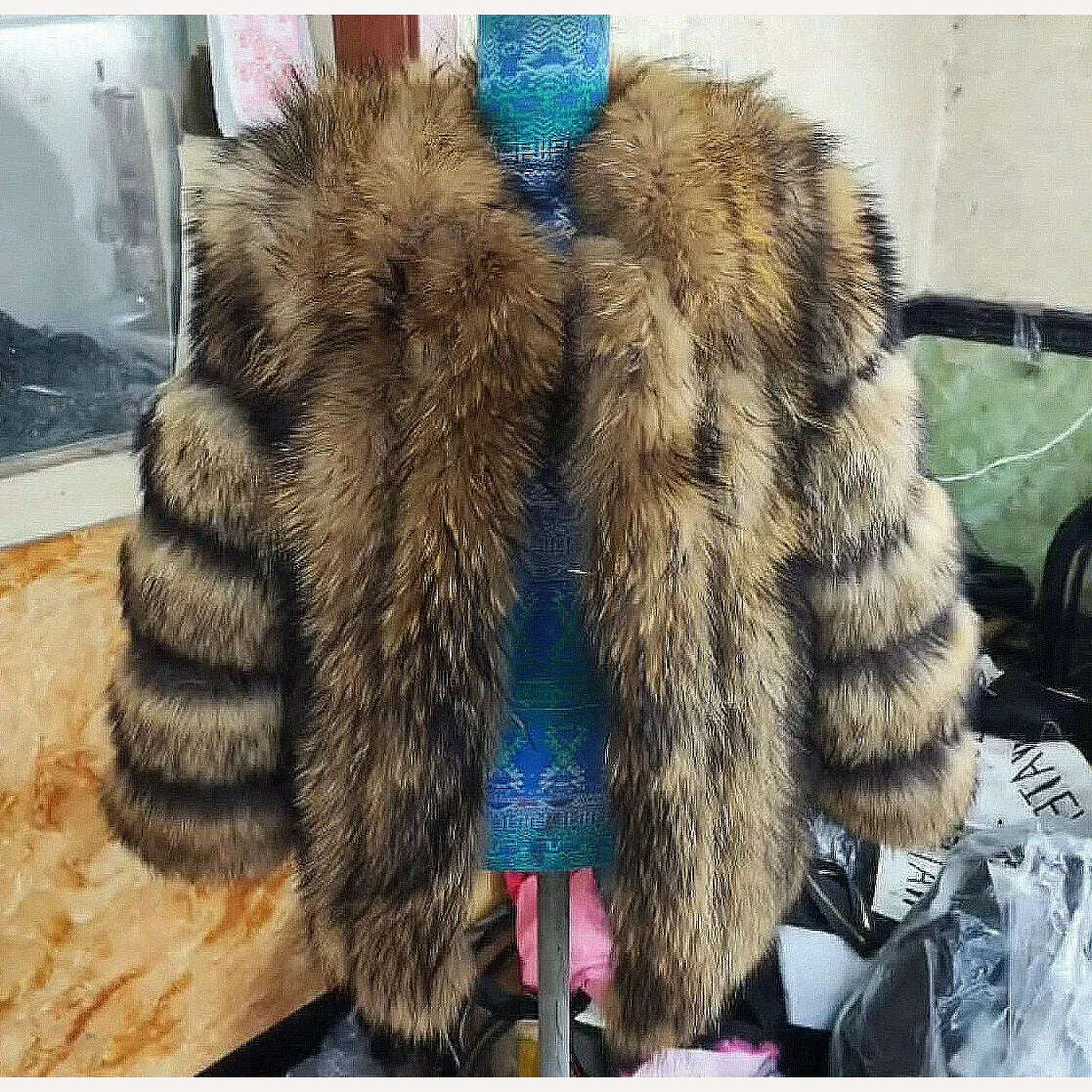 Natural fur ackets for women 2023 New style real fur coat Vertical bar high quality winter women cold coat Luxury free shipping - KIMLUD