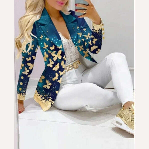 New 2023 Formal Office Pant Sets Women 2PCS Double Breasted Solid Blazers Jacket and Pants Two Pieces Set Female Pant Suits Sets - KIMLUD