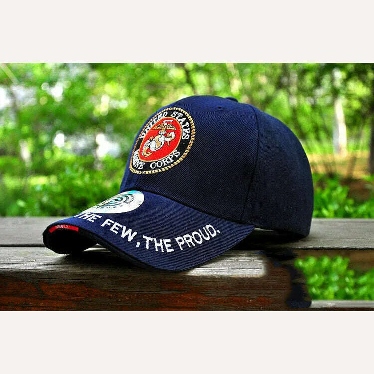 NEW Baseball Cap Men Women Snapback Fitted Marine Corps tactical Sports Hat Cap Outdoors Travel Trucker Hats C1158 - KIMLUD