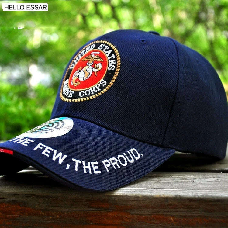 NEW Baseball Cap Men Women Snapback Fitted Marine Corps tactical Sports Hat Cap Outdoors Travel Trucker Hats C1158 - KIMLUD