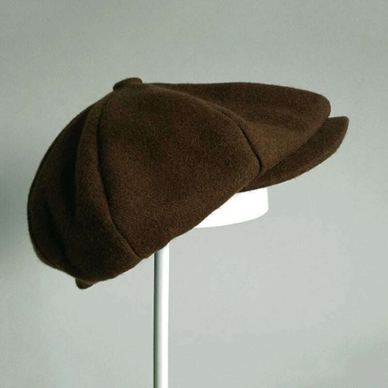 KIMLUD, New Brand Wool Newsboy Caps Men Flat Caps Women Coffee British Gatsby Cap Autumn Winter Wool Hats Berets BLM67, KIMLUD Womens Clothes