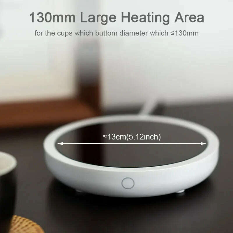 KIMLUD, New Coffee Mug Warmer for Milk Tea Teapot Electric Heating Cup Plate High Temperature 80 Degree Celsius for Home Office Desk Use, KIMLUD Womens Clothes