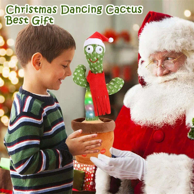 KIMLUD, New Dancing Cactus Toys Repeat Talking Songs Wriggle Dancing Sing Toy Talk Plushie Stuffed Toys for Baby Adult Christmas Gifts, KIMLUD Womens Clothes
