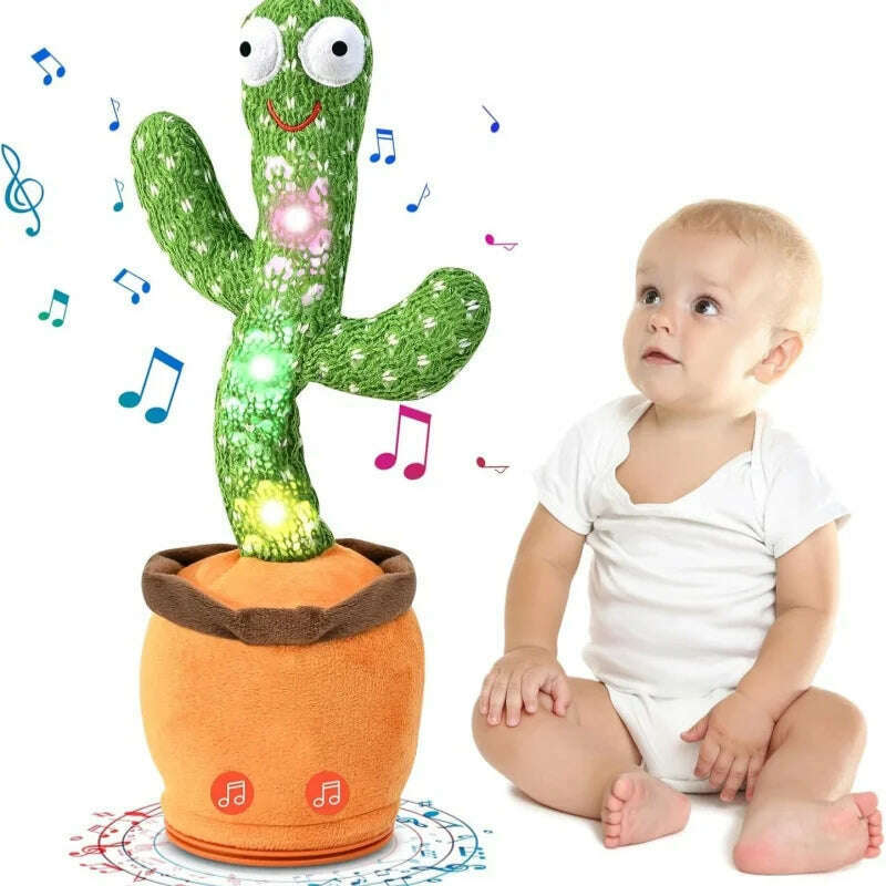 KIMLUD, New Dancing Talking Cactus Toy for Baby Toddler Boys Girls Gift Singing Mimicking Cactus Toys Recording Repeating Christmas Gift, KIMLUD Womens Clothes