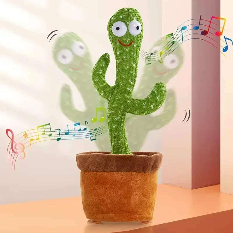 KIMLUD, New Dancing Talking Cactus Toy for Baby Toddler Boys Girls Gift Singing Mimicking Cactus Toys Recording Repeating Christmas Gift, Original, KIMLUD APPAREL - Womens Clothes