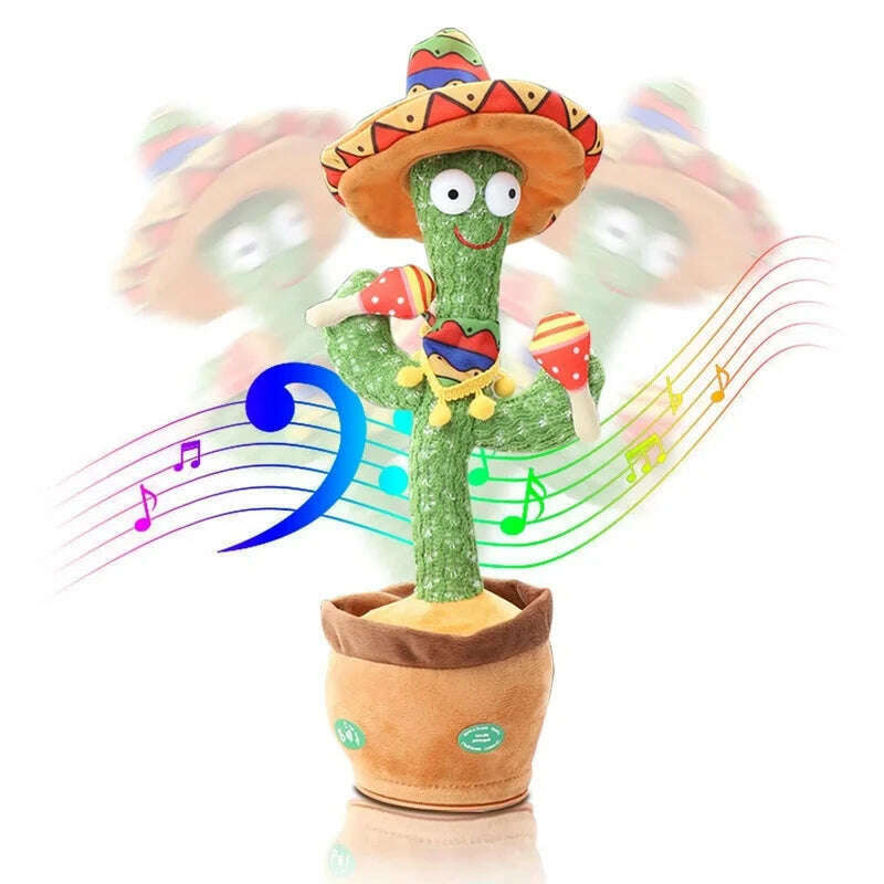 KIMLUD, New Dancing Talking Cactus Toy for Baby Toddler Boys Girls Gift Singing Mimicking Cactus Toys Recording Repeating Christmas Gift, Sand Hammer, KIMLUD APPAREL - Womens Clothes