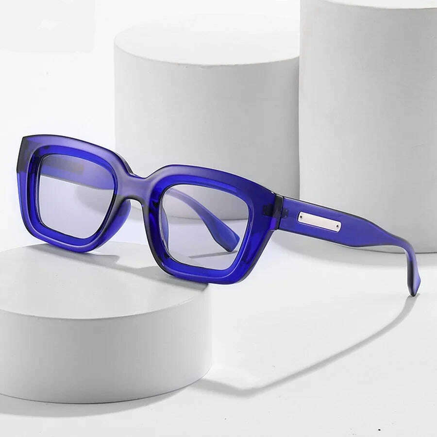 KIMLUD, New Fashion Green Square Sunglasses For Women Men Brand Quality Retro Sun Glasses Trending Shades UV400 Eyeglasses Wholesale, KIMLUD Womens Clothes