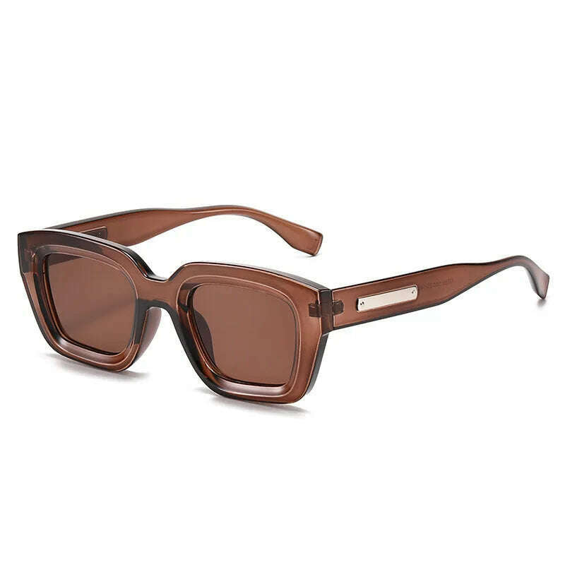 KIMLUD, New Fashion Green Square Sunglasses For Women Men Brand Quality Retro Sun Glasses Trending Shades UV400 Eyeglasses Wholesale, KIMLUD Womens Clothes