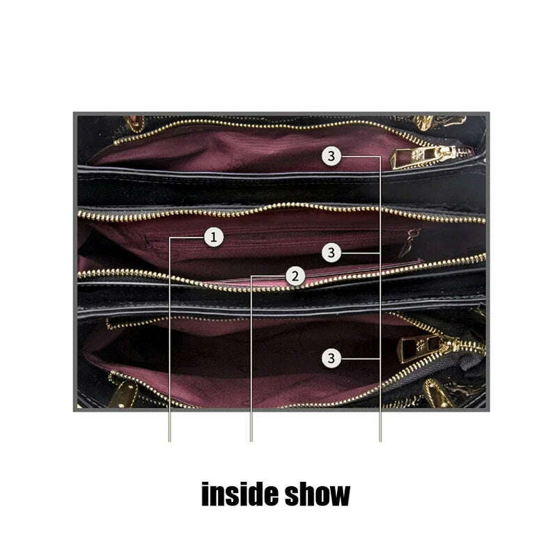 KIMLUD, New Fashion Plaid Women Handbags Genuine Leather Ladies Shoulder Bags Female Brand Luxury Real Natural Leather Crossbody Bag, KIMLUD Womens Clothes