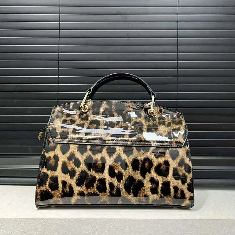 New Fashion Women's Bag Casual Retro Leopard Print Shoulder Bag High Quality Personalized Crossbody Bag Designer Luxury Handbags