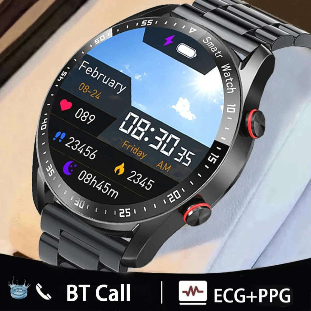 KIMLUD, New HW20 Smart Watch Men ECG+PPG Smartwatch Waterproof Bluetooth Call Heart Rate Monitoring Message Reminder Sports Watch Men, KIMLUD Womens Clothes