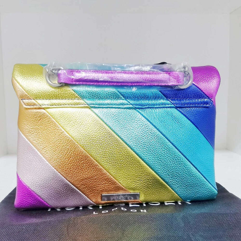 KIMLUD, New Kurt Rainbow Bag Medium Size Chain Bag London Luxury Design Women Bags One-shoulder Crossbody Messenger Handbag, KIMLUD Womens Clothes