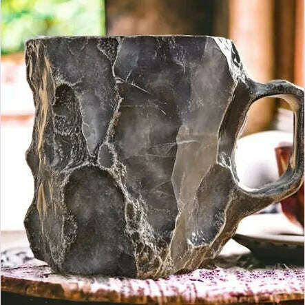 KIMLUD, New Mineral Crystal Coffee Mugs Elegant Luxury Mineral Large Capacity Drinkware Tea Cup Ware Resin Gift Household Necessities, A / 201-300ml, KIMLUD APPAREL - Womens Clothes