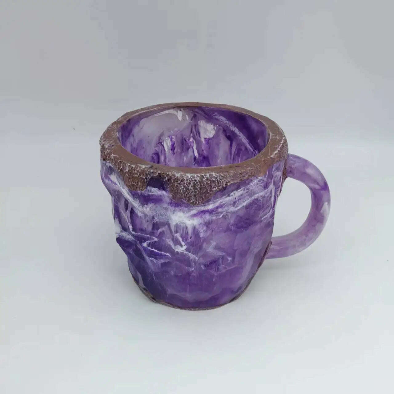 KIMLUD, New Mineral Crystal Coffee Mugs Elegant Luxury Mineral Large Capacity Drinkware Tea Cup Ware Resin Gift Household Necessities, B / 201-300ml, KIMLUD APPAREL - Womens Clothes